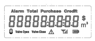 small size Automated Meter Reading Split Keypad Prepaid Water Meter for sale