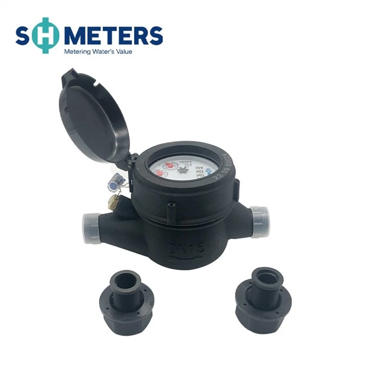 Dry Cold Type Multi-Jet Plastic Water Meter Iso 4064 Pulse Water Meter
