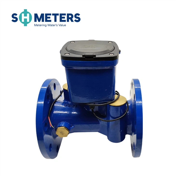 IP68 Double Flange Ultrasonic Water Meter Support Integrate System Forresidential Building