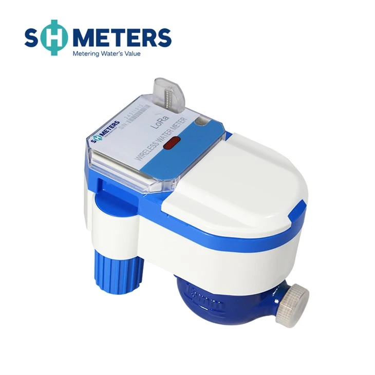 Lora Smart Water Meter Brass Body R100 با ارتباطات بی سیم